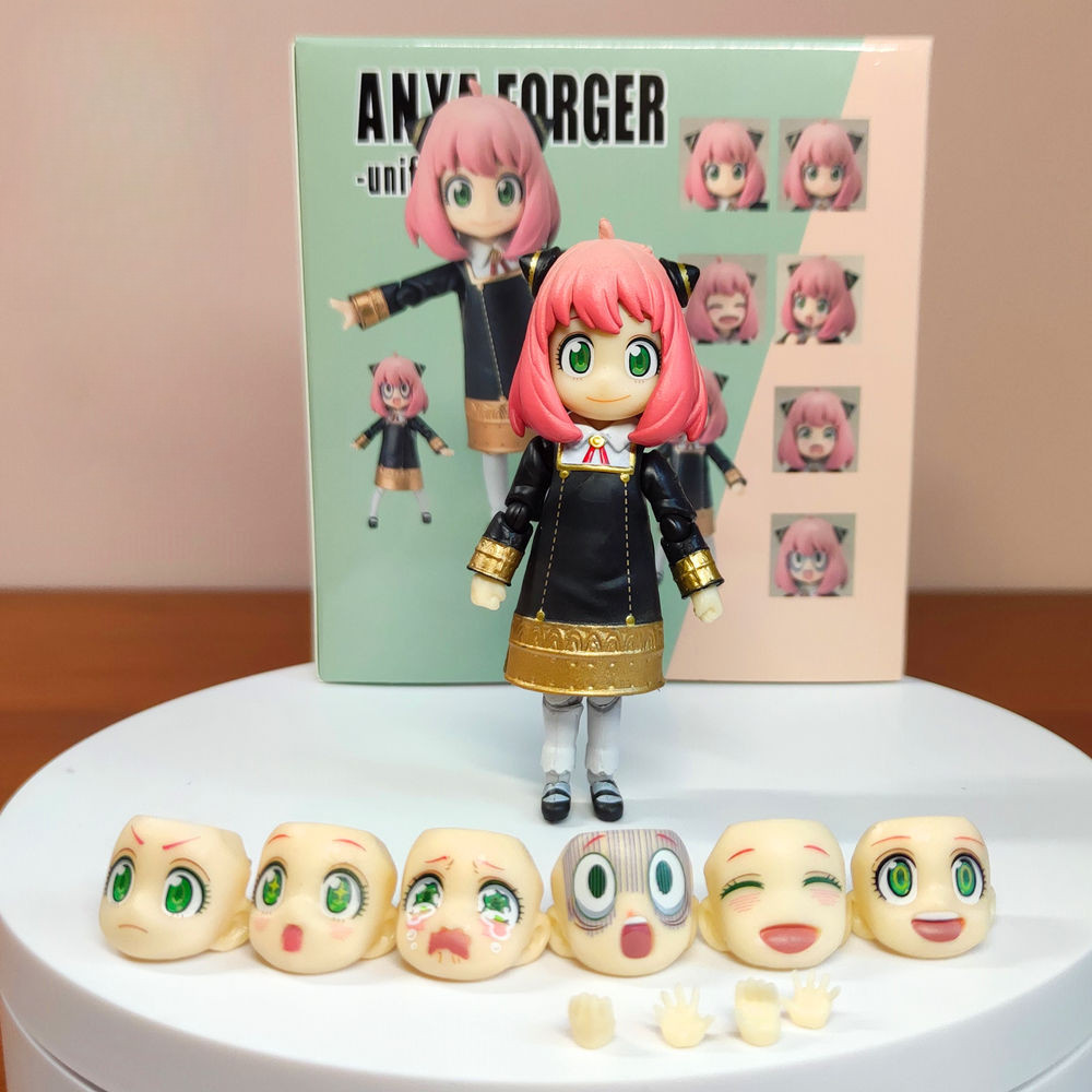 Shf Anya รูป SPY X FAMILY Anya Forger Action Figure ข้อต่อที่สามารถเคลื่อนย้ายของเล่น