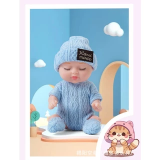 ตุ๊กตานอน ซิลิโคน การเกิดใหม่ ตุ๊กตา บีเจดี ตุ๊กตาจําลองมินิของเล่นเด็กสาวของขวัญ