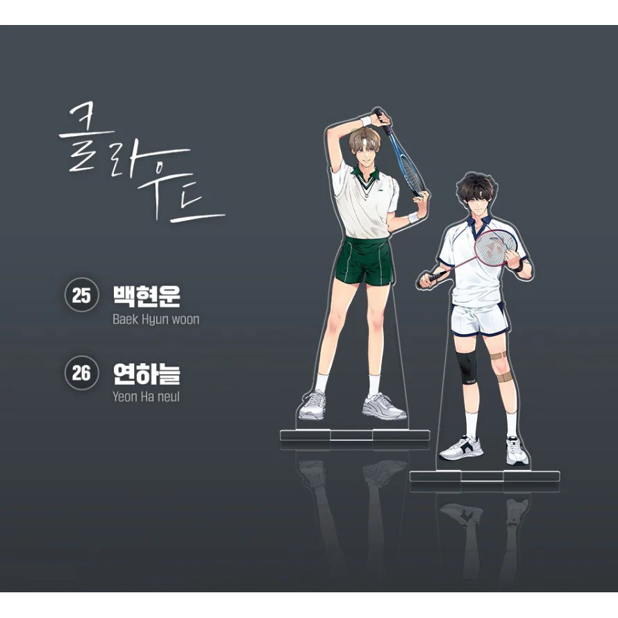 Lost in the Cloud ตัวเลขอะคริลิคขาตั้งอะนิเมะ Action Figure อุปกรณ์เสริม Pearl Boy JUOHA ของเล่นเด็กของขวัญ Jinx JOOO JAE KYUNG