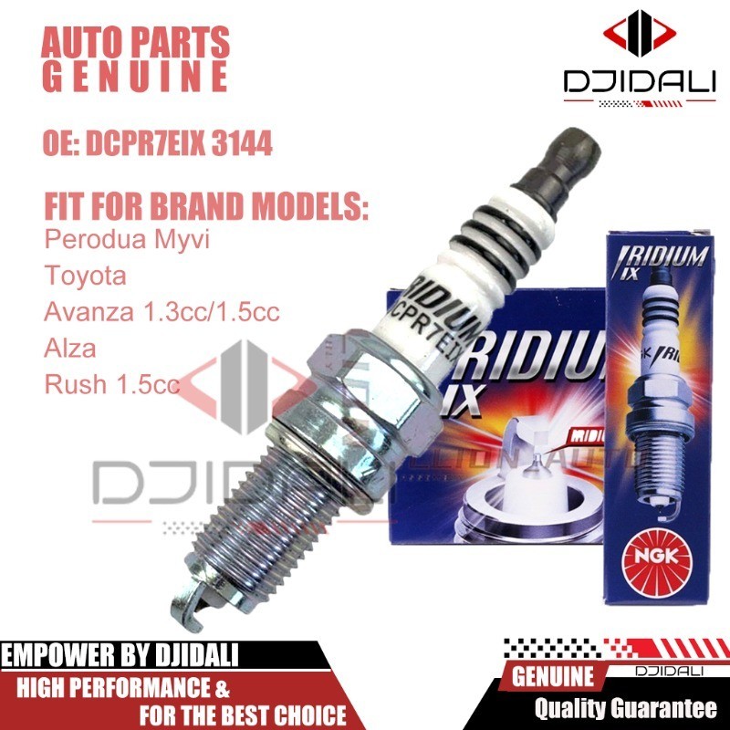 4pcs Iridium Spark Plug DCPR7EIX 3144 สําหรับ Alza Myvi 2007 Plus Icon Generation 2 Gen 3 Avanza