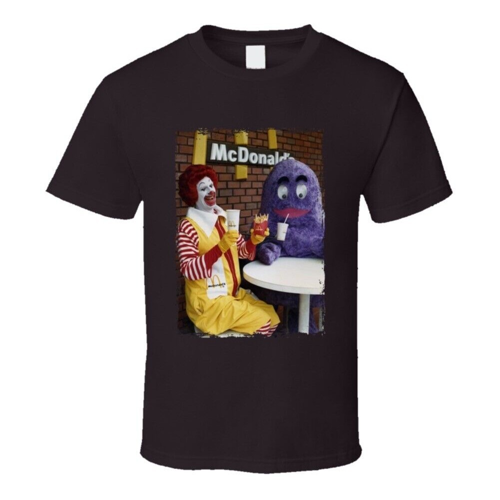 Ronaldo Mcdonald And Grimace Mascots T Shirt