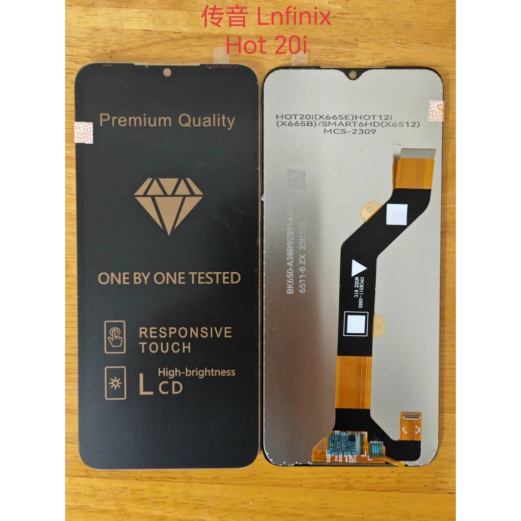 หน้าจอ lnfinix HOT 20i 665 Hot12i จอแท้ จอชุด พร้อมทัชสกรีน จอ + ทัช lcd SMART 6 HD  665 651