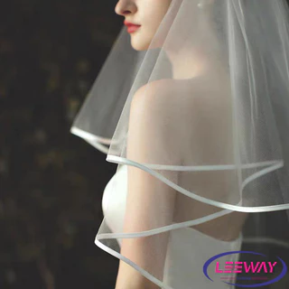 LW ผ้าคลุมเจ้าสาว งานแต่งงาน ปาร์ตี้สละโสด ชุดธีมเจ้าสาว bridal veil