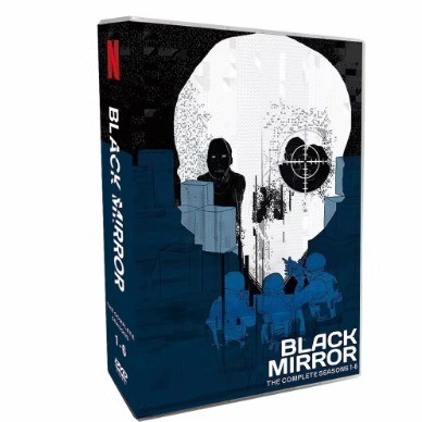 Original Black Mirror 1-6 เวอร์ชันเต็มหลอดสีดํา 12DVD การออกเสียงภาษาอังกฤษที่สมบูรณ์