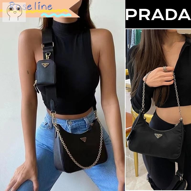 สินค้าขายดี ปราด้า PRADA Re-Edition 2005 Saffiano Leather Bag