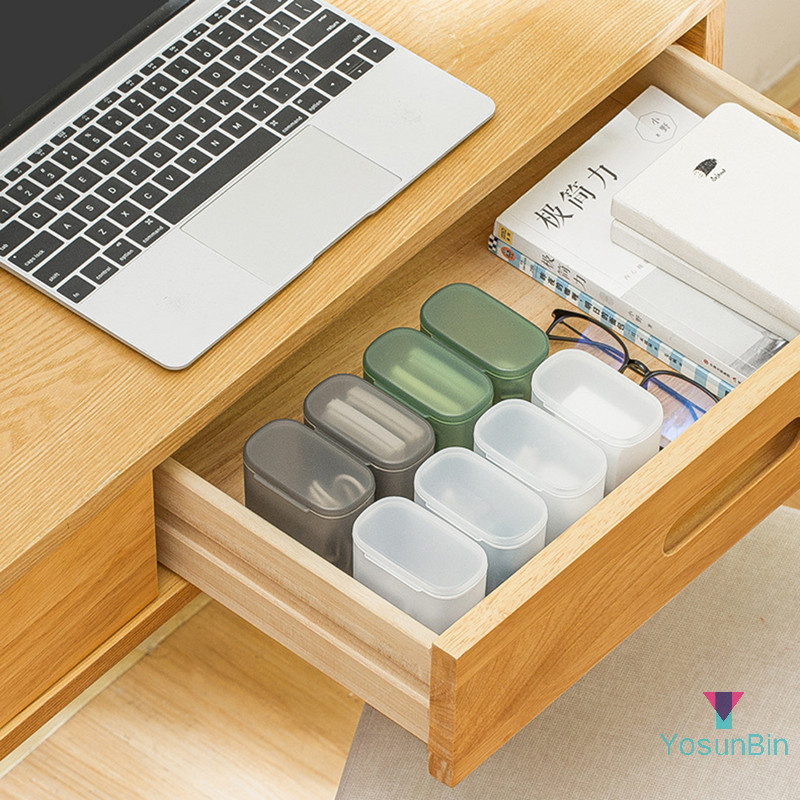 Yosunbin] กล่องเก็บสายไฟแบบพกพา Travel Headphone Jewelry Coin Organizer ใหม่