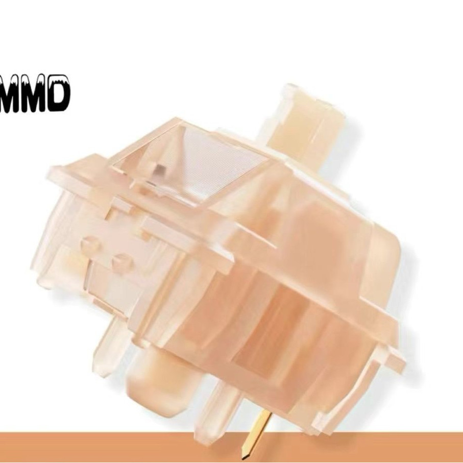 MMD สวิทช์หมึก 5pin พร้อมคอลัมน์คู่มือแสง Hot Swappable Prelubed MX ประเภทสวิทช์สําหรับคีย์บอร์ดสําน