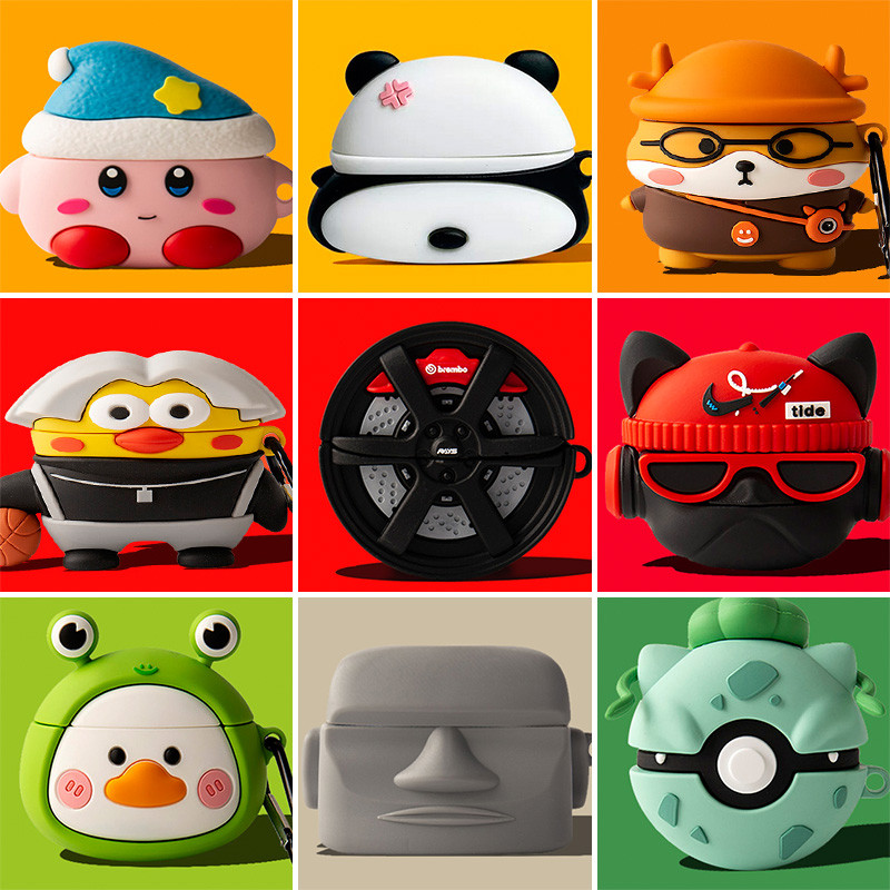 For Honor EarBuds X6 Case 3D Cartoon Duck Cute Silicone Soft Case Honor EarBuds X6 Shockproof Shell 