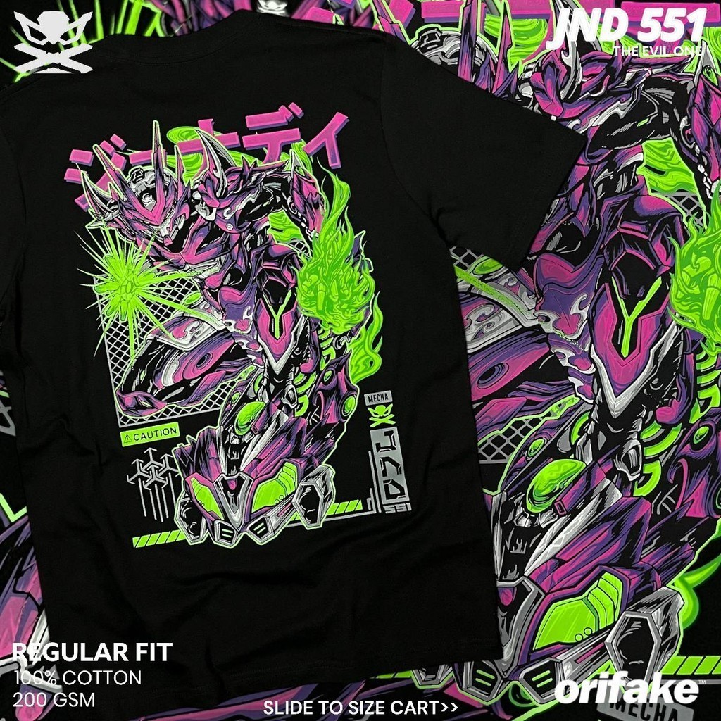 Jnd 551 เสื้อยืดแขนสั้นคอกลม Orifake