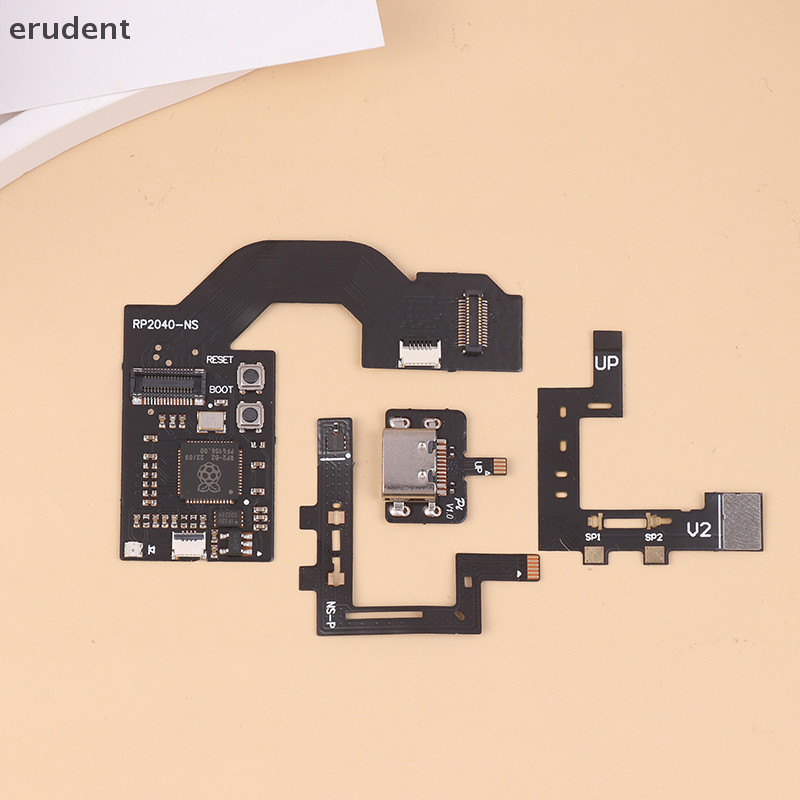 Erudent เหมาะสําหรับ Rp2040 อุปกรณ์เสริมเกมคอนโซล NS OLED Lite OLED V6 ผ้าพันคอสาย V2 สายใหม่