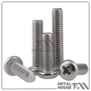 น็อต สกรู สกรูหัวจมแฉกแบบหัว P Pan Head Phillip Machine Screw มี 9 ตัวเลือก (พร้อมส่ง) คุณภาพสูง