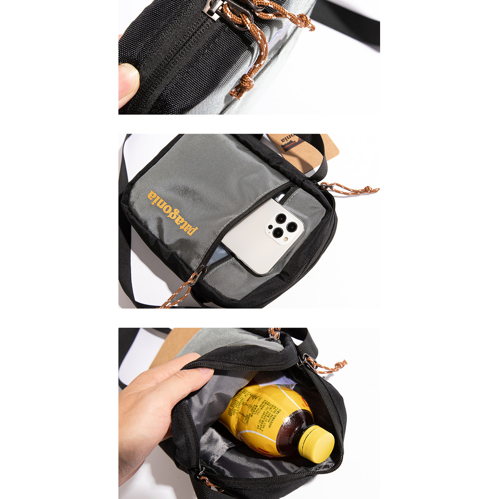 กระเป๋าโทรศัพท์มือถือสีตัดกัน Flying Fish กระเป๋าสะพายใบเล็ก Workwear Bag