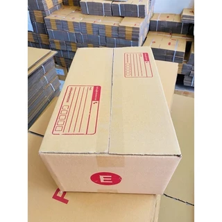 กล่องไปรษณีย์ เบอร์ E ขนาด 24×40×17 ซม. กล่องพัสดุฝาชน หนา 3 ชั้น ราคาส่ง พร้อมส่ง FastBox ล็อต 59