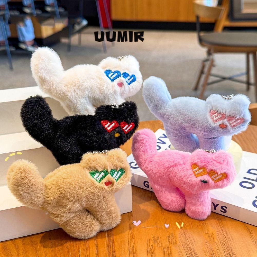 UUMIR รถ สําคัญ โซ่ จี้,ตุ๊กตาตุ๊กตาแมวตุ๊กตาตุ๊กตาจี้, น่ารัก น่ารัก น่ารัก กระเป๋า เสน่ห์