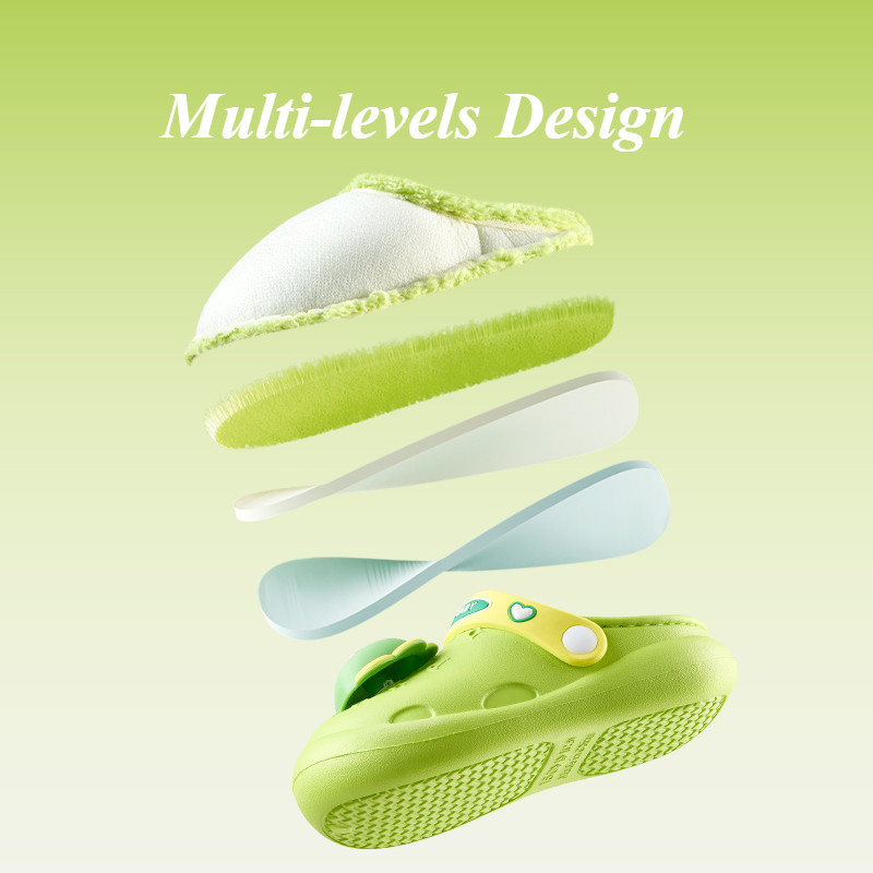 Cheerful Mario 14-18ซม สลิปเปอร์เด็ก ใส่ในบ้าน การ์ตูน รองเท้าแตะไดโนเสาร์เด็ก แฟชั่น กันน้ำ รองเท้าขนนุ่มเด็ก - รูปที่ 6