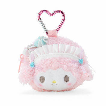 Melody กระเป๋าใส่เหรียญสีชมพู Lamb เปียโน Biano Storage Bag กระเป๋าใส่เหรียญ Plush Small Bag