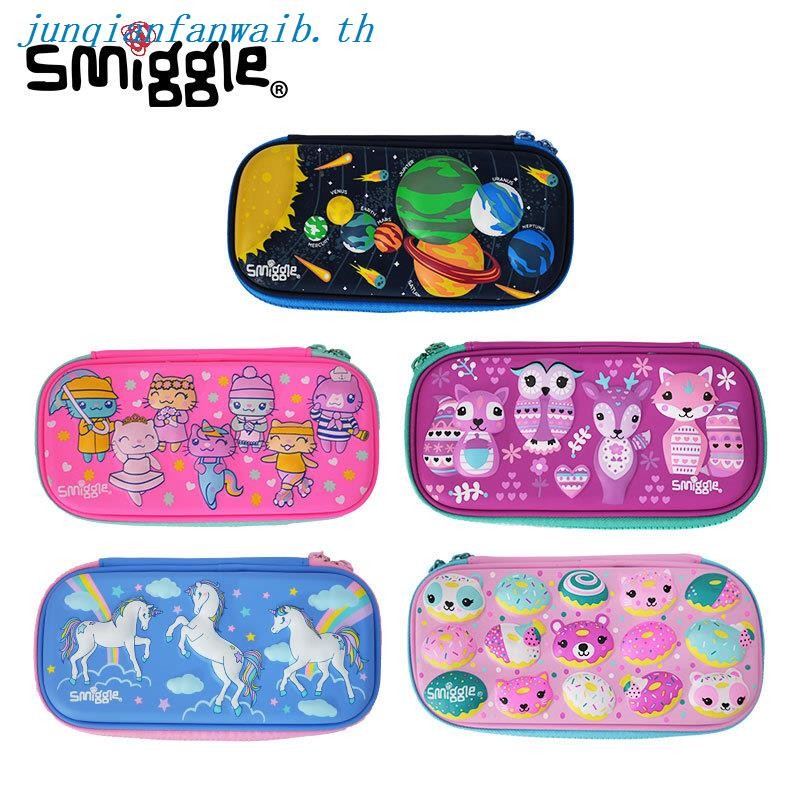 Smiggle กล่องดินสอ เครื่องเขียน สําหรับเด็กผู้ชาย และเด็กผู้หญิง ชุดของขวัญ