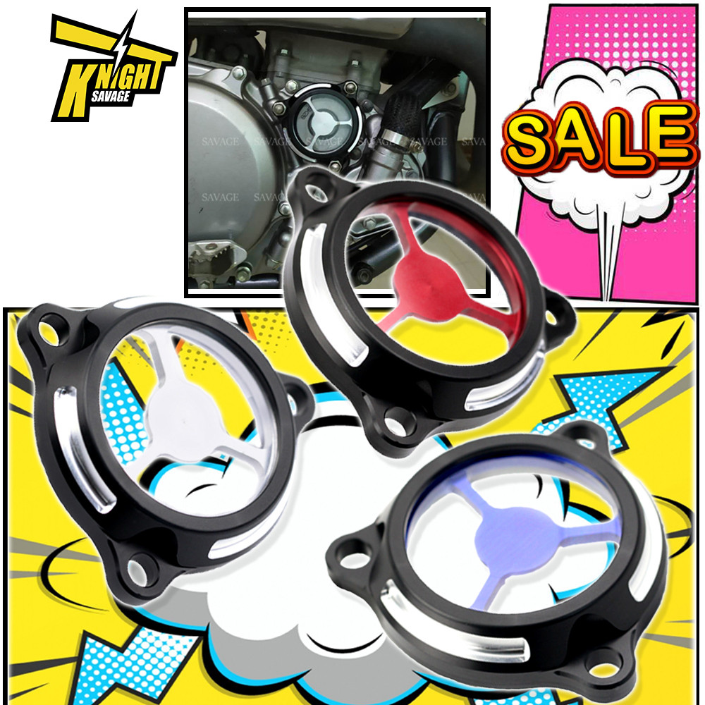 YMoto เครื่องยนต์กรองน้ำมันฝาครอบสำหรับ SUZUKI DR-Z DRZ 400 E S SM UH 125 150 200 Burgman UX125 150ส