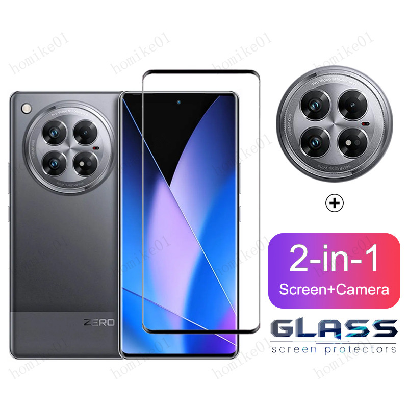 2 in 1 ฟิล์ม Infinix Zero 40 5G ฟิล์มกระจก HD ฟิมล์กระจก Infinix Zero 30 4G 5G 2023 หมายเหตุ 40 40X 