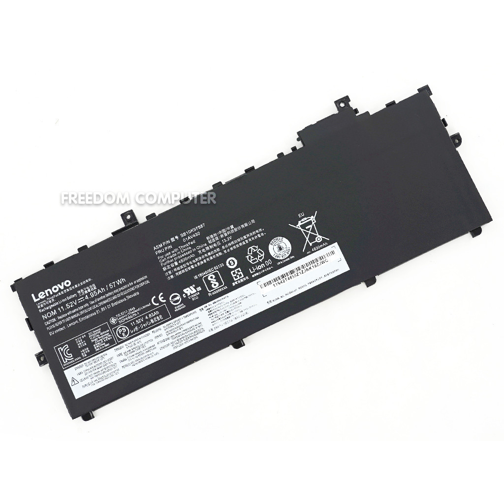 แบเตอรี่โน๊ตบุ๊ค(แท้) 01AV430 01AV431 01AV494 SB10K97586 01AV494 SB10K97586 01AV494 01AV429 Lenovo T