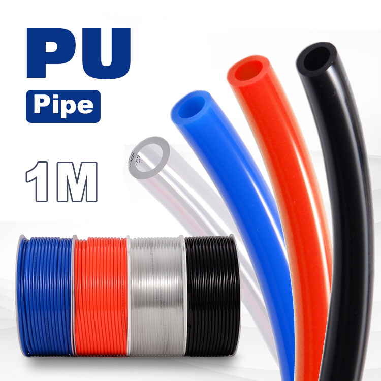 Pu นิวเมติกท่อทนอุณหภูมิสูงแรงดันสูง 12/10/4/6/8 มม. Trachea ปั๊มลมนิวเมติกเครื่องอัดอากาศ Trachea PU ท่อ