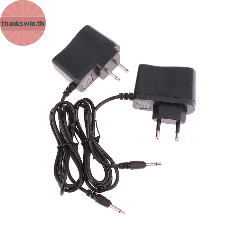 Thankswin 1 PC มือถือจักรเย็บผ้าไฟฟ้า EU/US ปลั๊กอะแดปเตอร์ 110 V-240 V 50/60Hz 6V 1A AC/DC Power Adaptor สําหรับ 101 จักรเย็บผ้า th