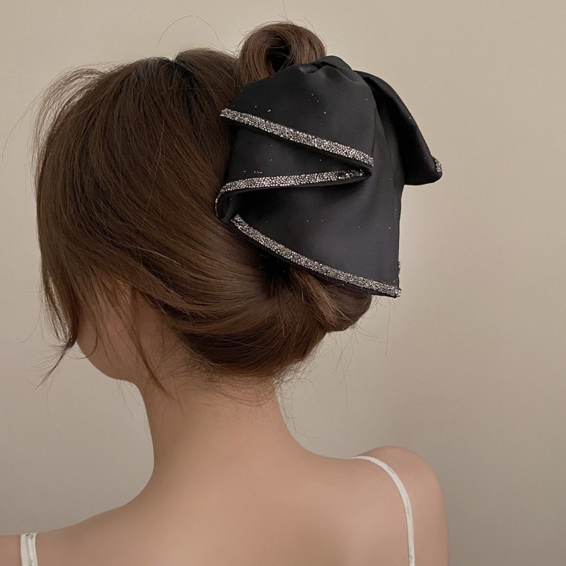 Simple Double Layer Rhinestone Hairpin แฟชั่นเกาหลี Elegant กิ๊บติดผมอุปกรณ์เสริมผมสําหรับผู้หญิง