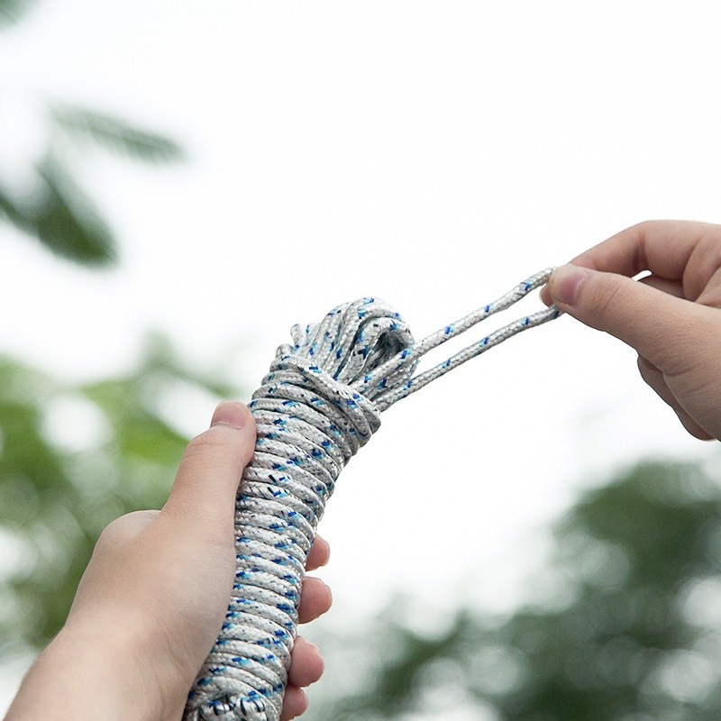 เชือกพาราคอร์ด สีพื้น  - แบ่งขาย 10 เมตร อุปกรณ์แคมปิ้ง สำหรับสมอบกเต็นท์/ตากเสื้อผ้า ทนทาน G2728 - รูปที่ 7