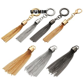 พู่จี้พวงกุญแจคุณภาพสูง DIY โลหะหัวเข็มขัดพู่จี้