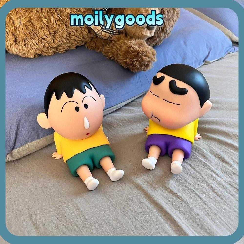 Moilyhd Crayon Shin-chan, Collection ตัวเลขการกระทําวัสดุเคลือบ, ของเล่นโมเดลตลกฐานโทรศัพท์มือถือของขวัญวันเกิด