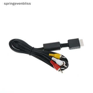 Springevenbliss สายวิดีโอเสียง AV สายสายไฟสําหรับระบบคอนโซล play station Springevenbliss