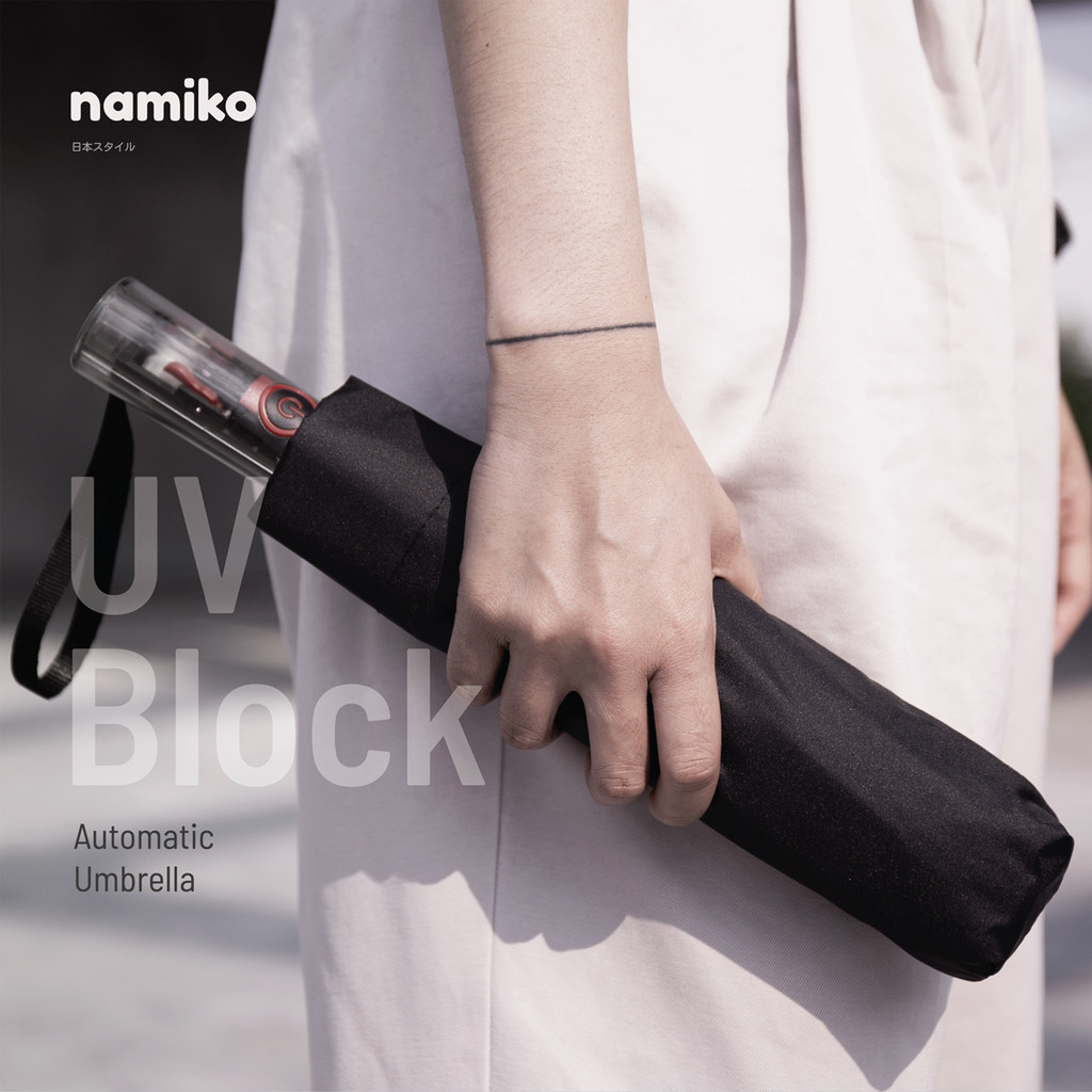 Namiko Automatic Umbrella UPF 50 + รุ่น UVO1001 ร่มกันแดด กันฝน พับได้อัตโนมัติ รูปที่ 2