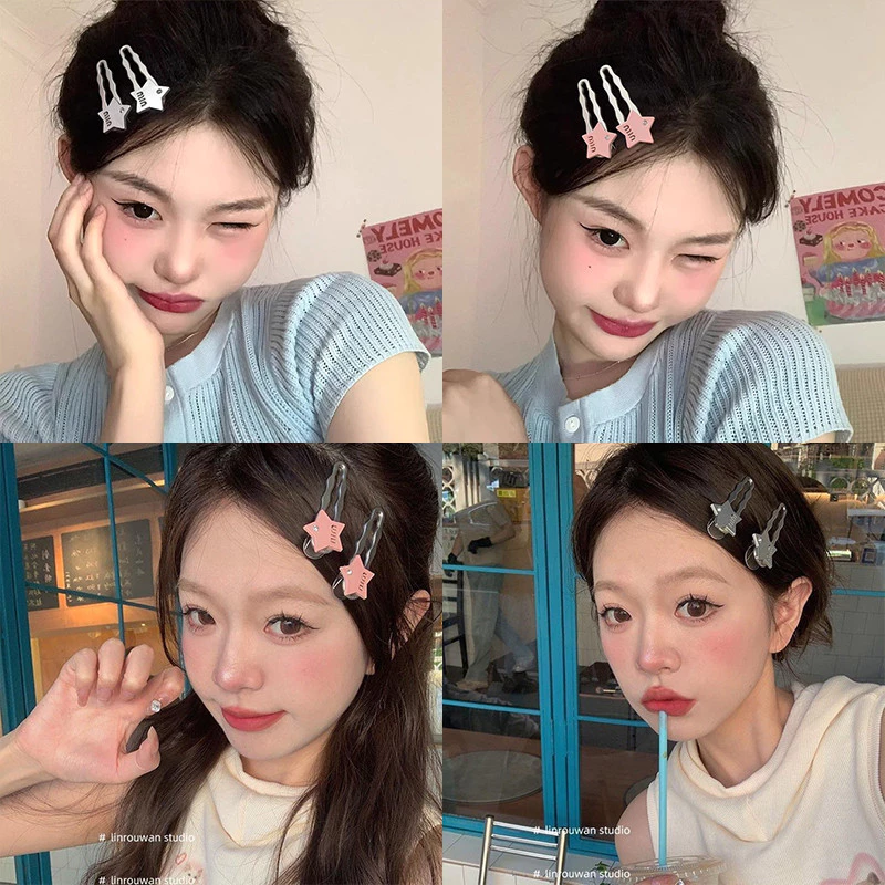 Dopamine กิ๊บติดผมหน้าม้า ลายการ์ตูนดาวห้าแฉก สไตล์ญี่ปุ่น เข้ากับทุกการแต่งกาย ฤดูร้อน สําหรับผู้หญิง 2024 thumbnail 3