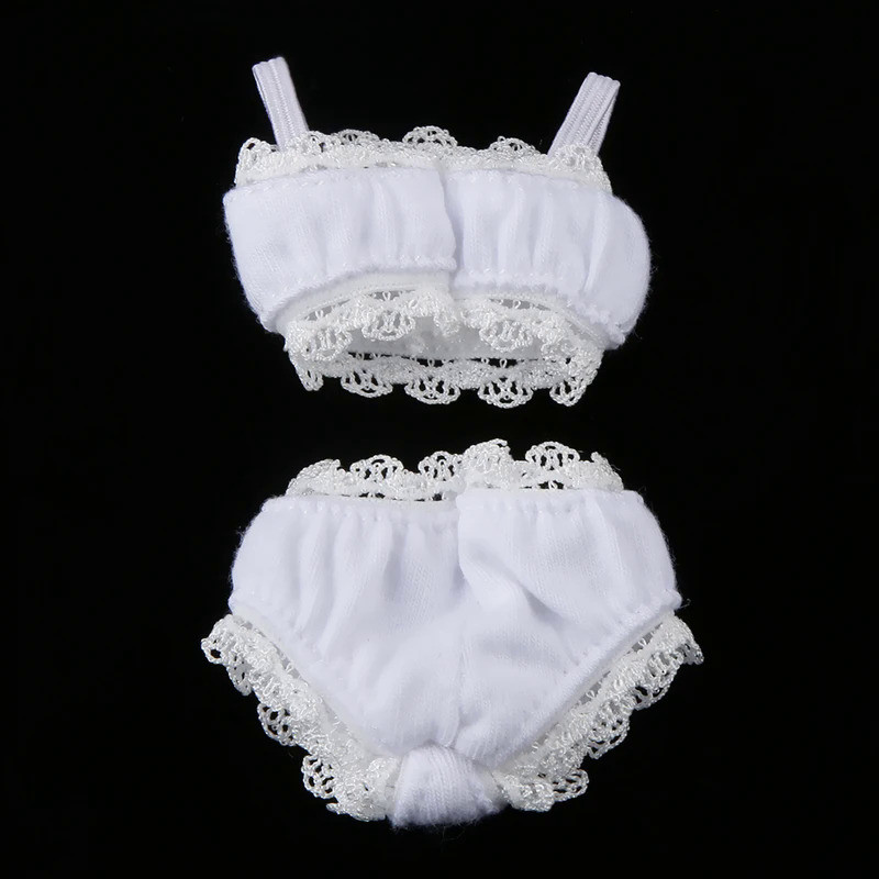 Handmade Dolls Clothes Lace Underwear Suit for 1/6 Blythe Doll 12 inch Doll