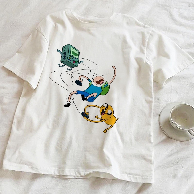 Adventure Time เสื้อยืด Unisex สําหรับผู้ชายและผู้หญิง