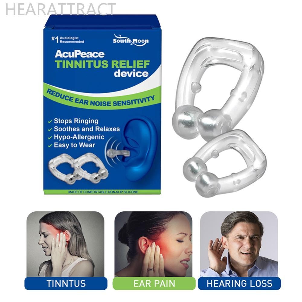 Hearattract Tinnitus บรรเทาคลิปบรรเทา Tinnitus Earache หู Discomfort ทําความสะอาด Earwax Ear Care คลิป Health Care M8T2
