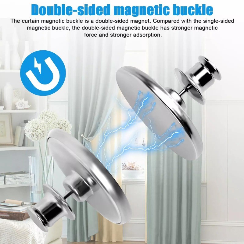 แนะนำ ผ้าม่าน ผ้าม่าน ไฟดับ ปุ่มแม่เหล็ก / เล็บฟรีหน้าต่างปิดแม่เหล็กหัวเข็มขัด / ที่ถอดออกได้ สแน็ป ตัวยึดคลิปอุปกรณ์เสริม ราคาพิเศษ มีเก็บเงินปลายทาง