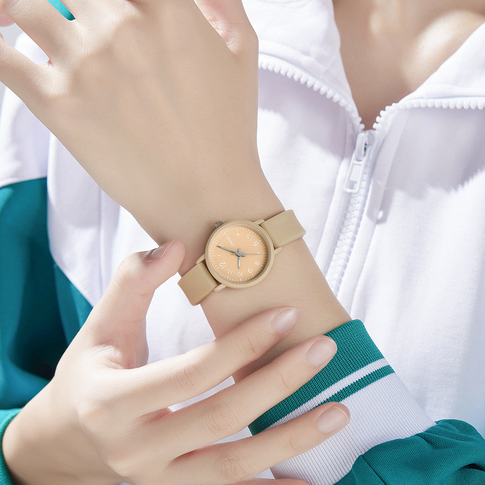 Panmila 0621 แฟชั่นลําลองนาฬิกาควอทซ์ซิลิโคนนาฬิกาสุภาพสตรี (ฟรีกล่องนาฬิกาประณีต)