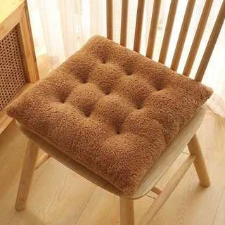 เบาะรองนั่งเก้าอี้ 40x40cm แบบหนา นุ่มสบาย ใช้พิงหลังได้ สําหรับตกแต่งบ้าน