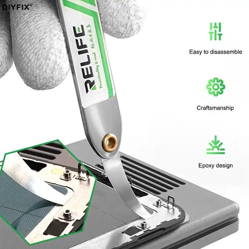 RELIFE RL-060A Ultra-Thin ขอบ Teardown เครื่องมือสำหรับถอดขอบโทรศัพท์มือถือชุดซ่อม