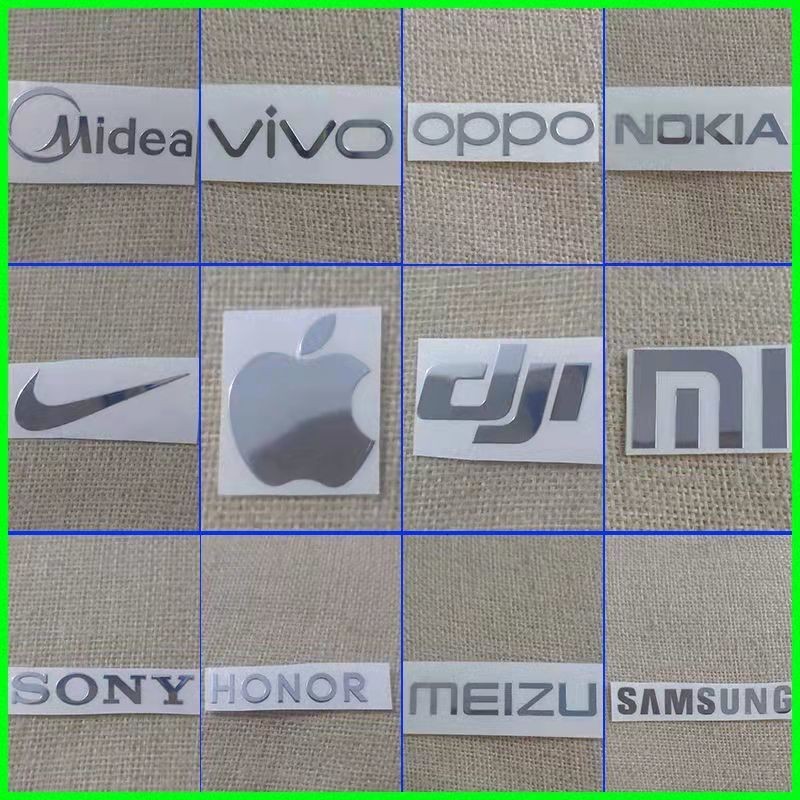 ✲สติ๊กเกอร์ใหม่ สติ๊กเกอร์โทรศัพท์มือถือโลโก้ผลไม้ สติ๊กเกอร์ฉลากโลหะ Xiaomi DJI Samsung SONY สติ๊กเกอร์โลโก้อีพ็อกซี่สากล