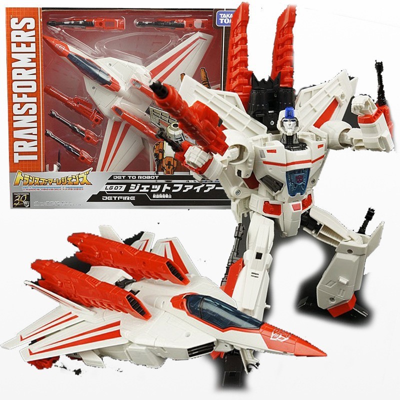 Takara Tomy Transformers IDW LG07 Jetfire Skyfire 4.0 คอลเลกชันงานอดิเรกของขวัญหุ่นยนต์สะสมเครื่องประดับรูปของเล่นเด็ก