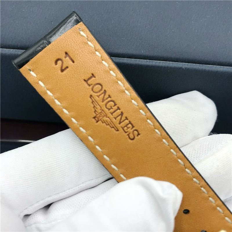 สายนาฬิกา สายนาฬิกา Longines หนังแท้ผู้ชายและผู้หญิง master L2 moon phase L4 magnificent collection 