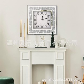 นาฬิกาติดผนังมินิมอล นาฬิกาดิจิตอลติดผนัง นาฬิกาแขวนเพชรกระจ…