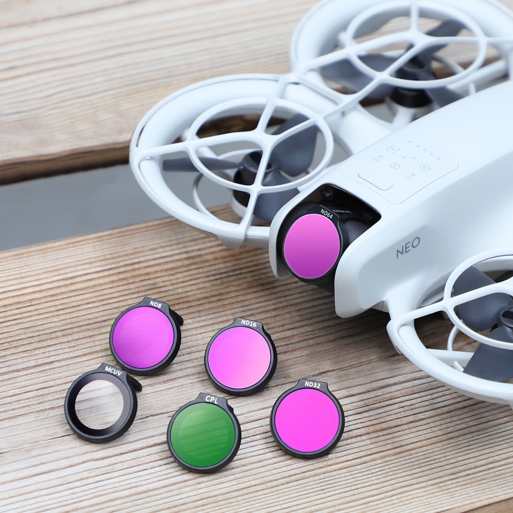 Nd ชุดกรองใช้งานร่วมกับ DJI NEO ND8 ND32 ND64 ลดแสง MCUV ND16 อุปกรณ์เสริมตัวกรองความหนาแน่นเป็นกลาง Drone เลนส์อุปกรณ์เสริม