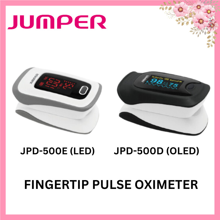 Jumper Fingertips Pulse Oximeter [ประกัน 1 ปี] เครื่องวัดออกซิเจนปลายนิ้ว รุ่น JPD-500D (OLED) / JPD