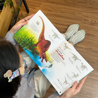 ตะลุยโลกไดโนเสาร์ หนังสือสติ๊กเกอร์ ให้ความรู้รอบตัวเกี่ยวกับไดโนเสาร์ นิทาน นิทานเด็ก หนังสือเด็ก