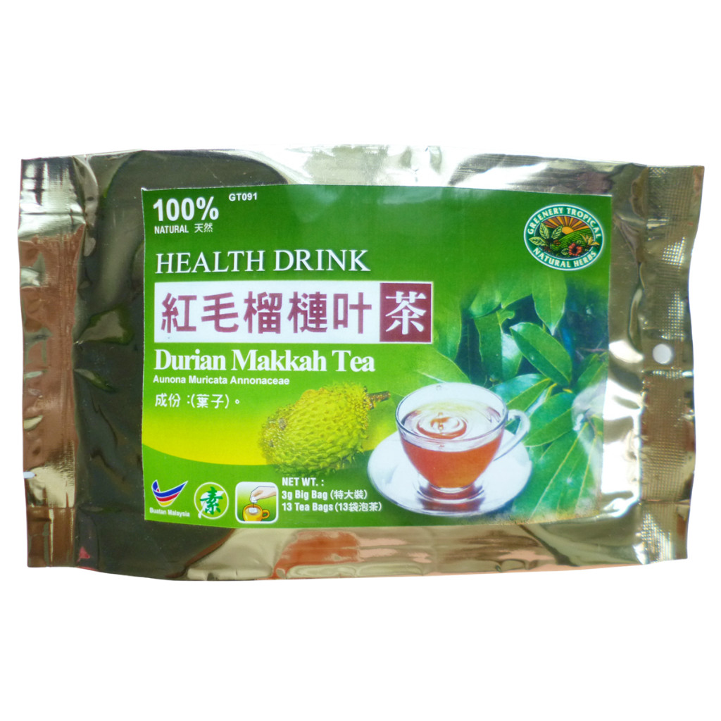Teh Durian Belanda Durian Makkah Soursop Leaf Tea 红毛叶ชา