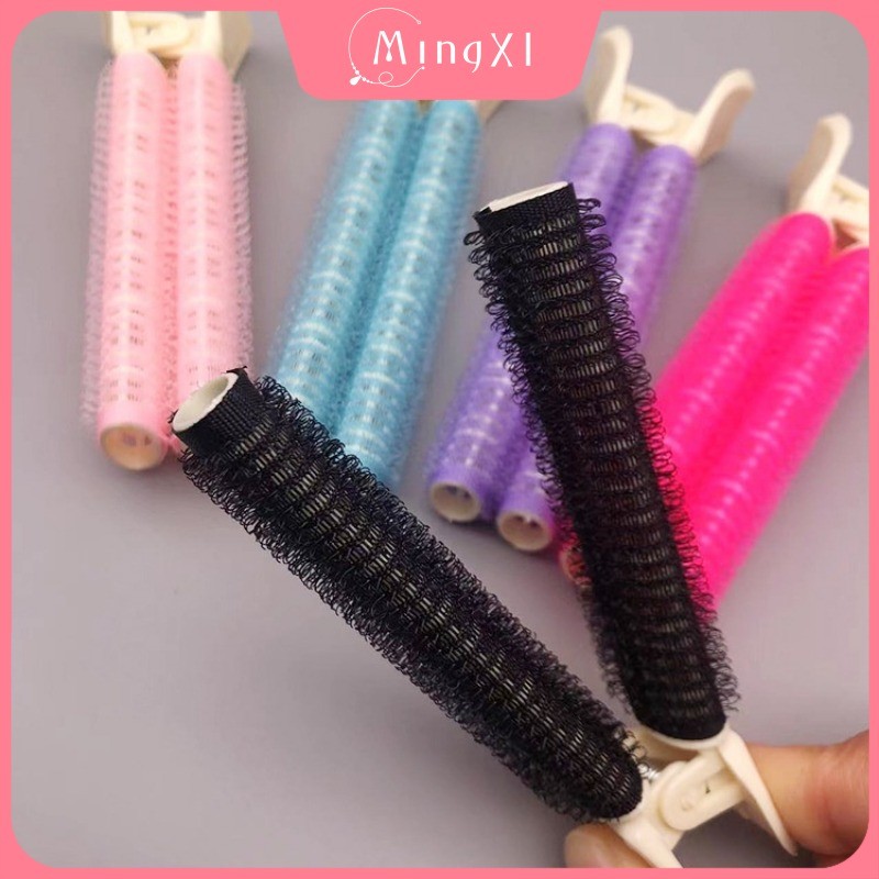 สไตล์เกาหลี Traceless Air Bangs กิ๊บติดผมปุยรากผมคลิปปุยคลิปจัดแต่งทรงผมคงที่ Air Bangs Curling Tube Bangs Stereotype คลิปผมหางคลิปดัดผม