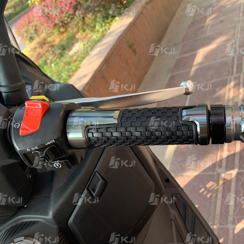 สําหรับ Honda GIORNO + 125 ยาง Hand Grips Non-Slip Handle คันเร่ง Grip ฝาครอบอุปกรณ์เสริมอะไหล่ - รูปที่ 3